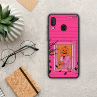 Thumbnail for Halloween Pumpkin Lady - Samsung Galaxy M20 θήκη