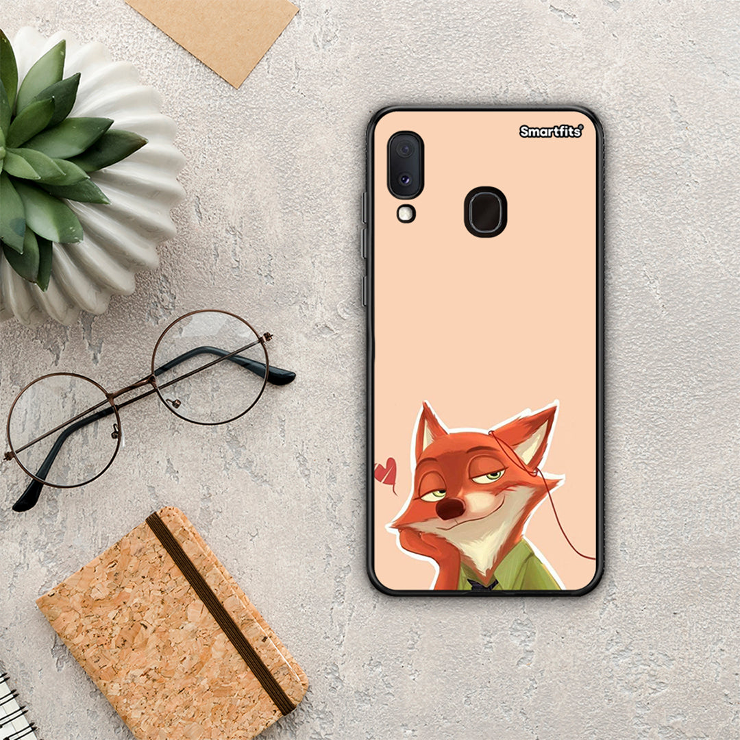 Nick Wilde And Judy Hopps Love 1 - Samsung Galaxy A20e θήκη