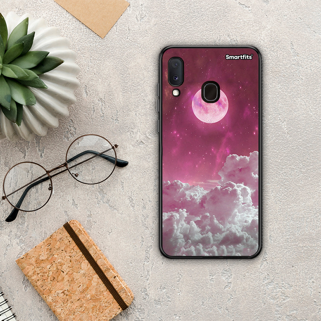 Pink Moon - Samsung Galaxy M20 θήκη