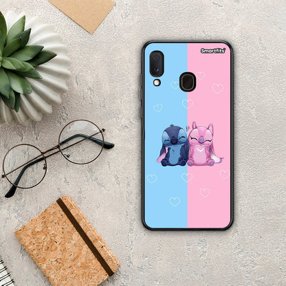 Stitch And Angel - Samsung Galaxy A30 θήκη