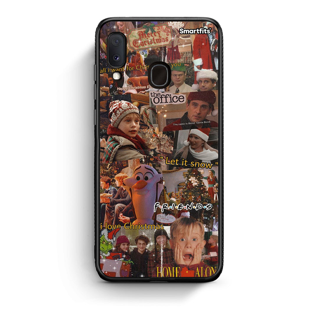 Samsung Galaxy M20 Xmas Wishes θήκη από τη Smartfits με σχέδιο στο πίσω μέρος και μαύρο περίβλημα | Smartphone case with colorful back and black bezels by Smartfits