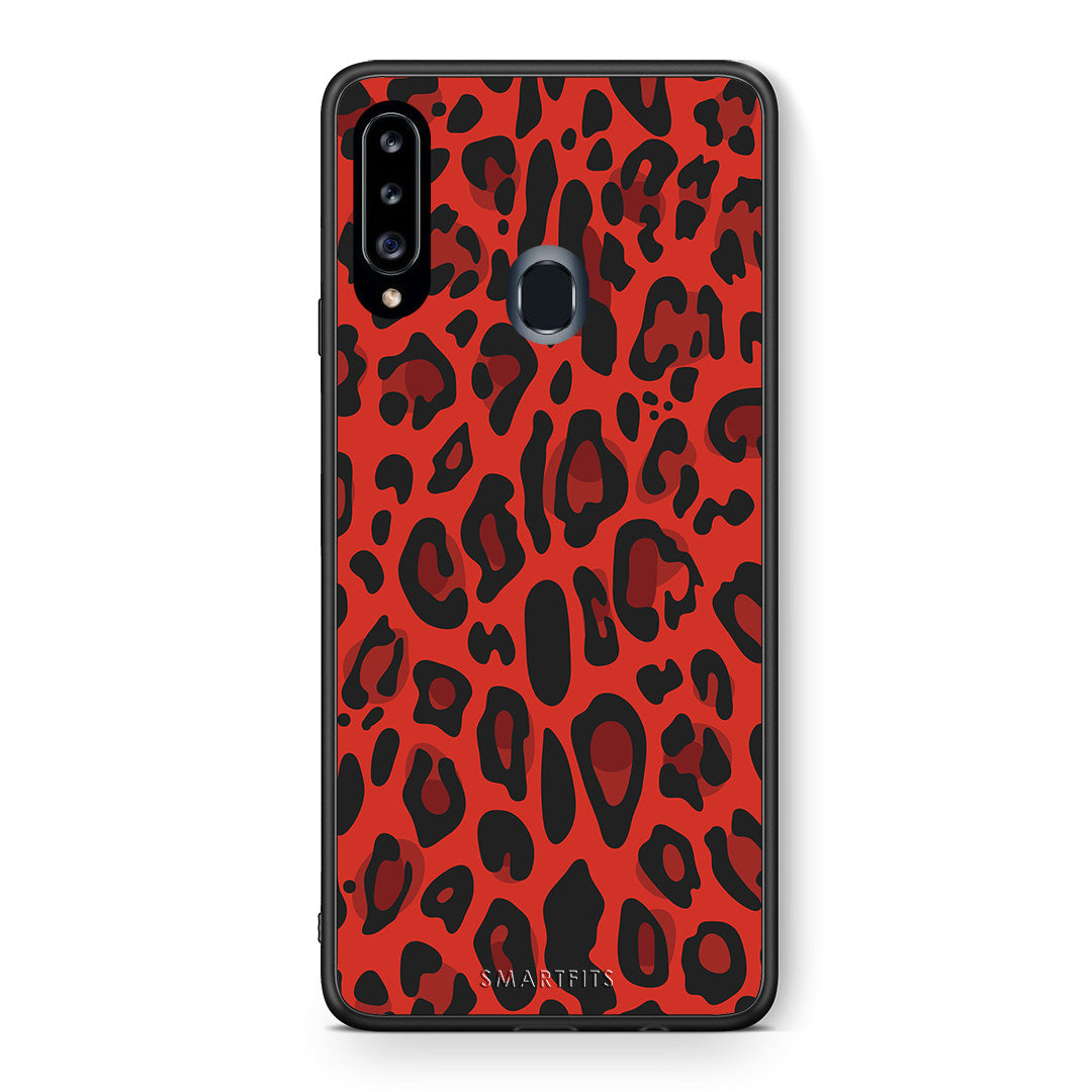Animal Red Leopard - Samsung Galaxy A20s θήκη