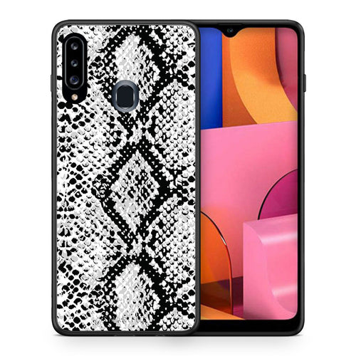 Animal White Snake - Samsung Galaxy A20s θήκη