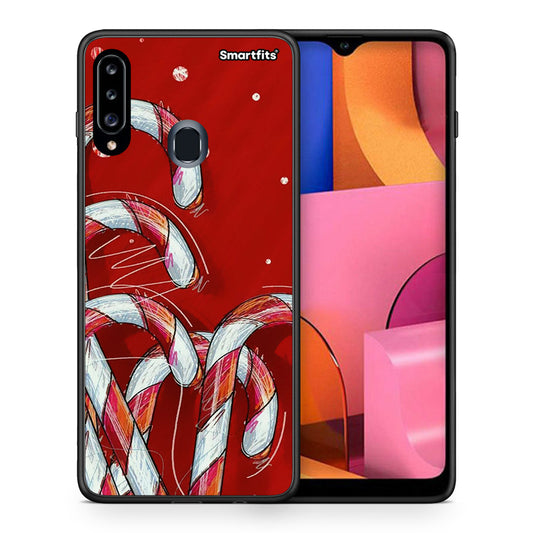Candy Cane - Samsung Galaxy A20s θήκη