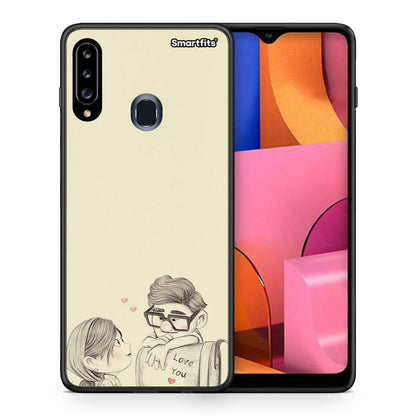 Carl And Ellie - Samsung Galaxy A20s θήκη