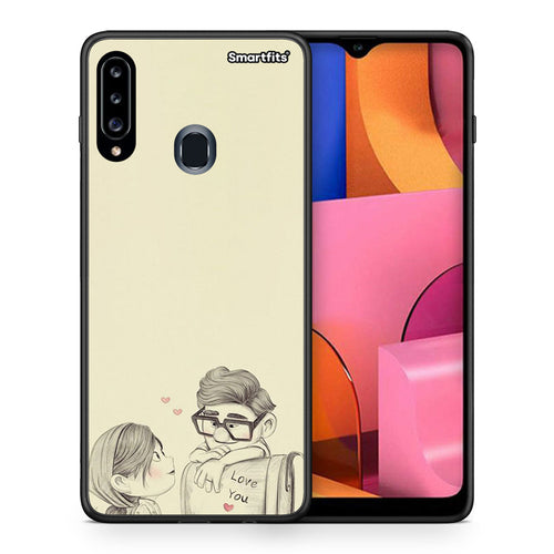 Carl And Ellie - Samsung Galaxy A20s θήκη
