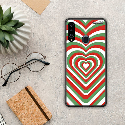 Christmas Hearts - Samsung Galaxy A20s θήκη
