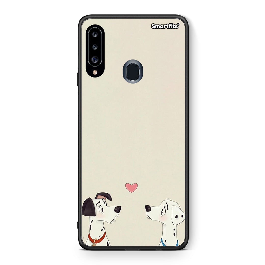 Dalmatians Love - Samsung Galaxy A20s θήκη