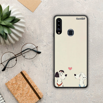 Dalmatians Love - Samsung Galaxy A20s θήκη