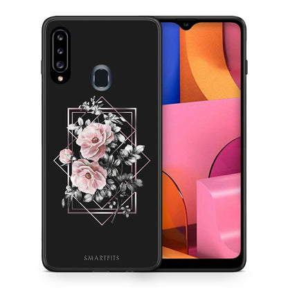 Flower Frame - Samsung Galaxy A20s θήκη