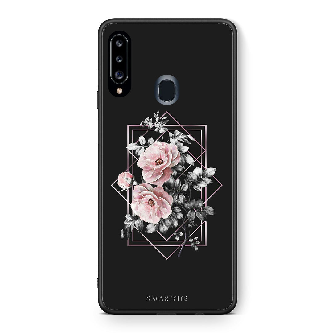 Flower Frame - Samsung Galaxy A20s θήκη