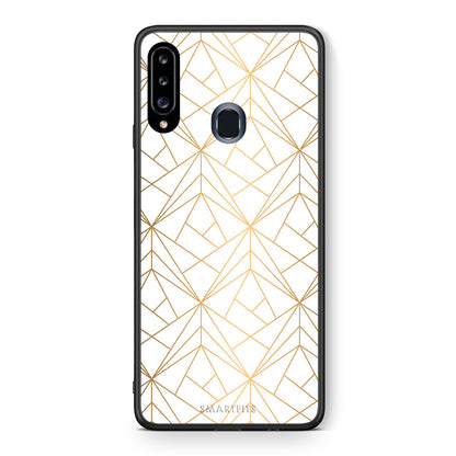 Geometric Luxury White - Samsung Galaxy A20s θήκη