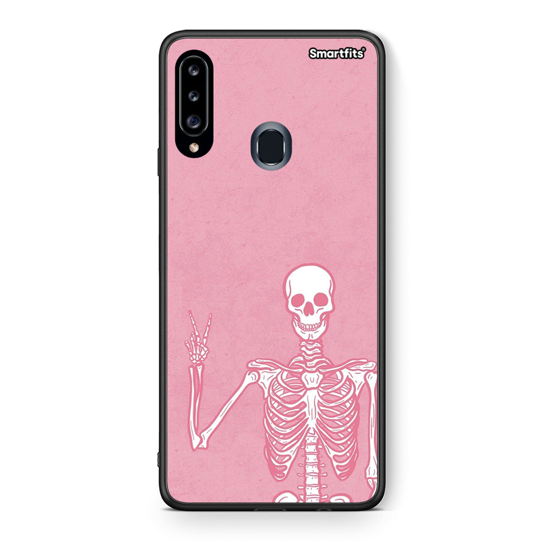 Θήκη Samsung Galaxy A20s Halloween Motivation από τη Smartfits με σχέδιο στο πίσω μέρος και μαύρο περίβλημα | Samsung Galaxy A20s Halloween Motivation case with colorful back and black bezels