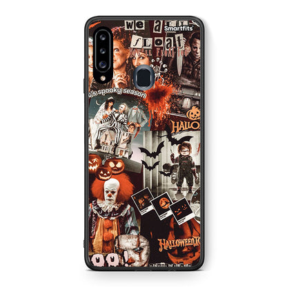Θήκη Samsung Galaxy A20s Halloween Spooky Season από τη Smartfits με σχέδιο στο πίσω μέρος και μαύρο περίβλημα | Samsung Galaxy A20s Halloween Spooky Season case with colorful back and black bezels