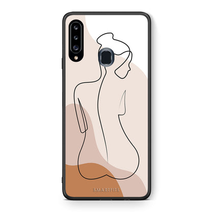 LineArt Woman - Samsung Galaxy A20s θήκη