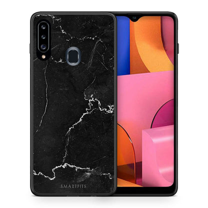 Marble Black - Samsung Galaxy A20s θήκη