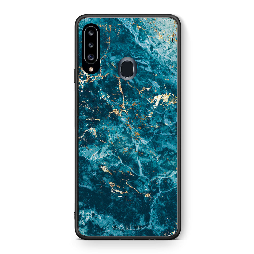 Marble Blue - Samsung Galaxy A20s θήκη