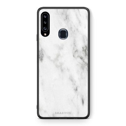 Marble White - Samsung Galaxy A20s θήκη