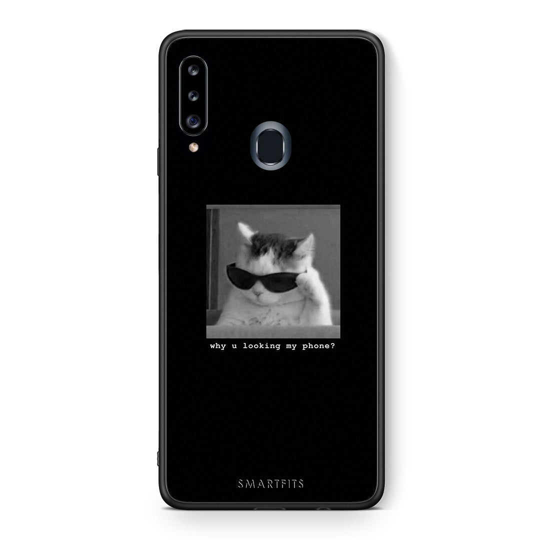 Meme Cat - Samsung Galaxy A20s θήκη