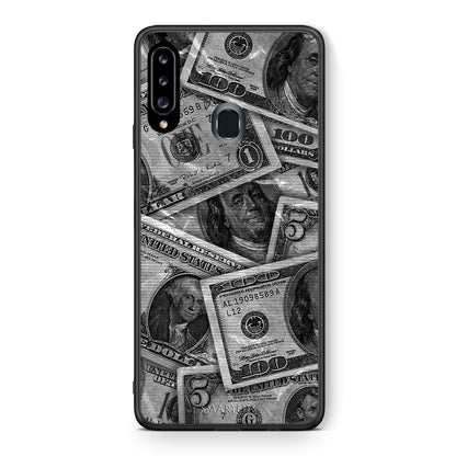 Money Dollars - Samsung Galaxy A20s θήκη