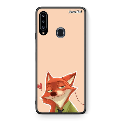 Nick Wilde And Judy Hopps Love 1 - Samsung Galaxy A20s θήκη