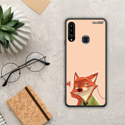 Nick Wilde And Judy Hopps Love 1 - Samsung Galaxy A20s θήκη