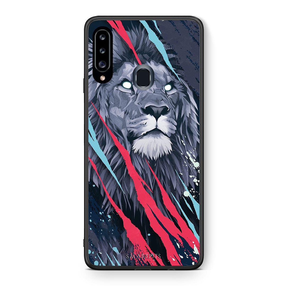 PopArt Lion Designer - Samsung Galaxy A20s θήκη
