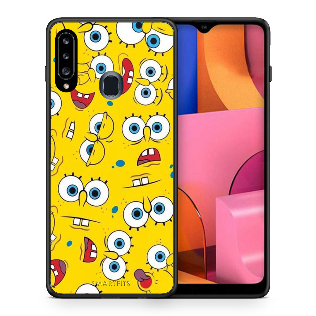PopArt Sponge - Samsung Galaxy A20s θήκη