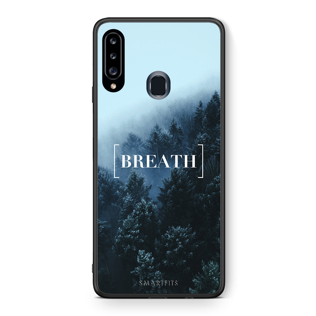 Quote Breath - Samsung Galaxy A20s θήκη