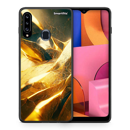 Real Gold - Samsung Galaxy A20s θήκη