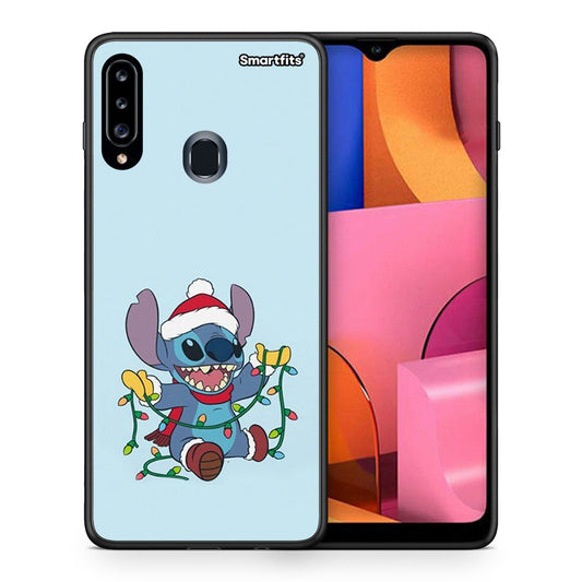 Santa Stich - Samsung Galaxy A20s θήκη