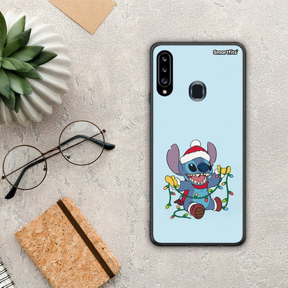Santa Stich - Samsung Galaxy A20s θήκη