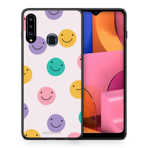 Smiley Faces - Samsung Galaxy A20s θήκη