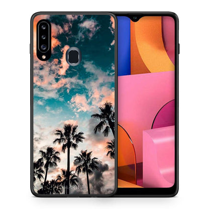 Summer Sky - Samsung Galaxy A20s θήκη