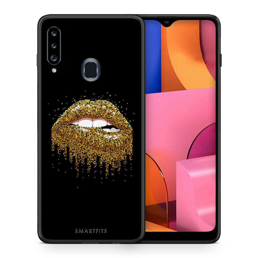 Valentine Golden - Samsung Galaxy A20s θήκη