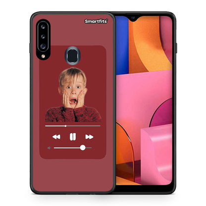 Xmas Alone Music - Samsung Galaxy A20s θήκη