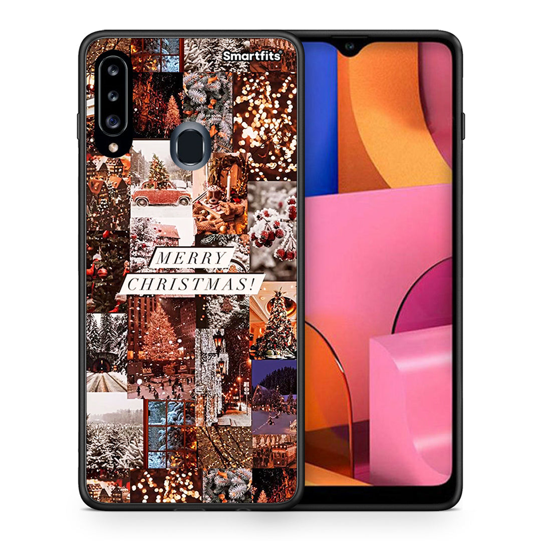 Xmas Collage - Samsung Galaxy A20s θήκη