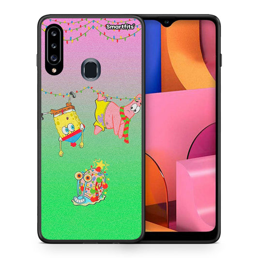 Xmas Lights - Samsung Galaxy A20s θήκη