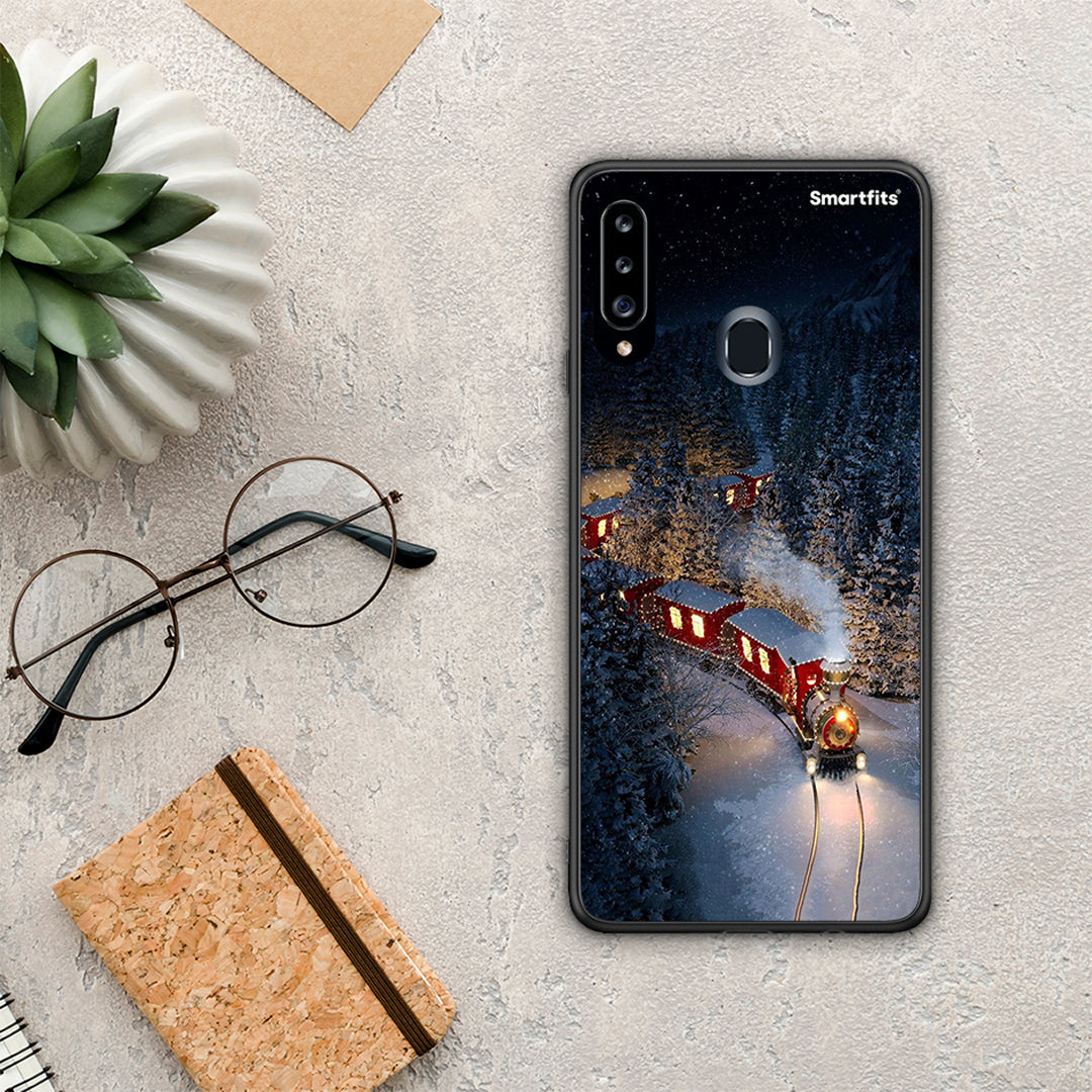 Xmas Train - Samsung Galaxy A20s θήκη