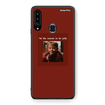 Θήκη Samsung Galaxy A20s Xmas Ultimate Spirit από τη Smartfits με σχέδιο στο πίσω μέρος και μαύρο περίβλημα | Samsung Galaxy A20s Xmas Ultimate Spirit case with colorful back and black bezels