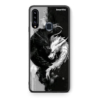 Thumbnail for Θήκη Samsung Galaxy A20s Yin Yang από τη Smartfits με σχέδιο στο πίσω μέρος και μαύρο περίβλημα | Samsung Galaxy A20s Yin Yang case with colorful back and black bezels