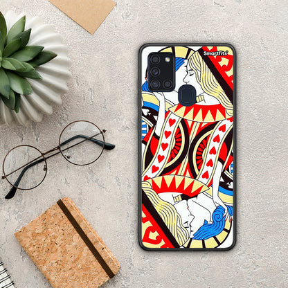 Card Love - Samsung Galaxy A21s θήκη