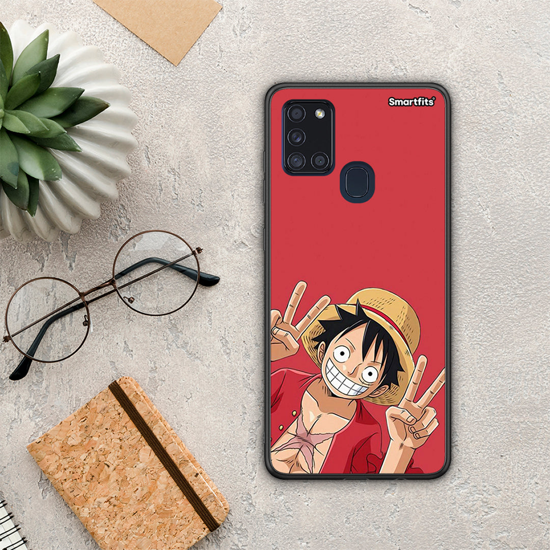 Pirate Luffy - Samsung Galaxy A21s θήκη