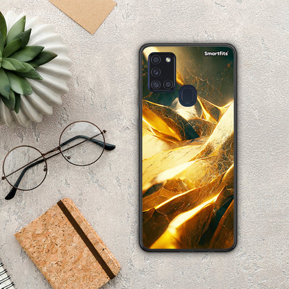 Real Gold - Samsung Galaxy A21s θήκη
