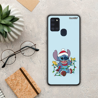 Santa Stich - Samsung Galaxy A21s θήκη