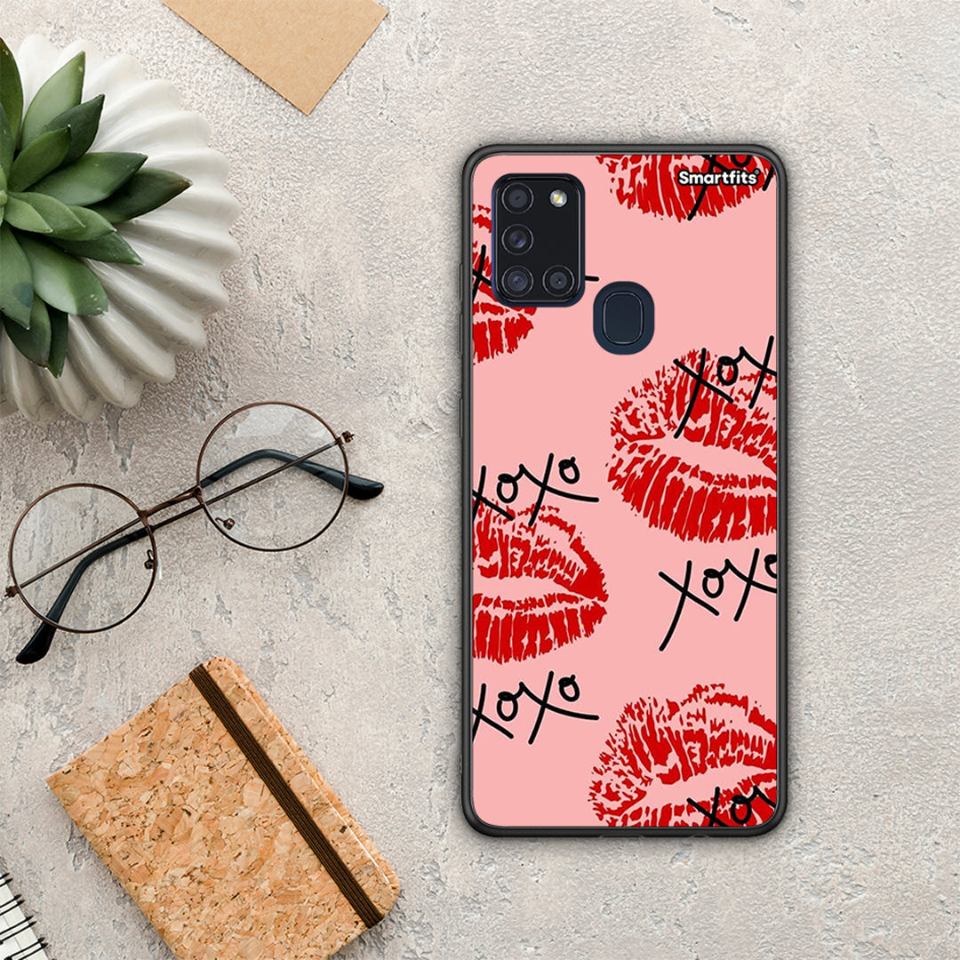 XOXO Lips - Samsung Galaxy A21s θήκη
