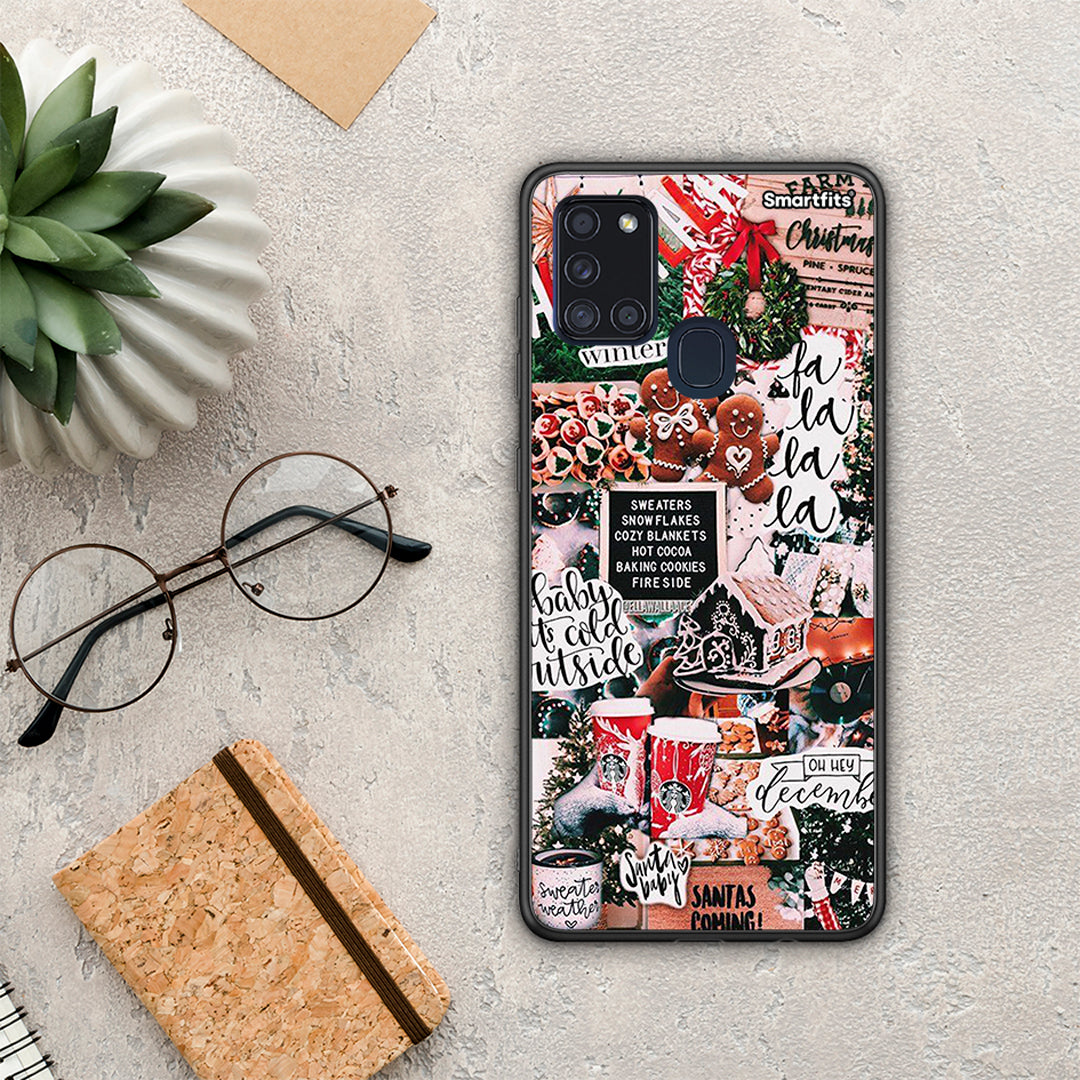 Xmas Habbits - Samsung Galaxy A21s θήκη