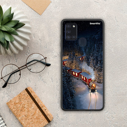 Xmas Train - Samsung Galaxy A21s θήκη