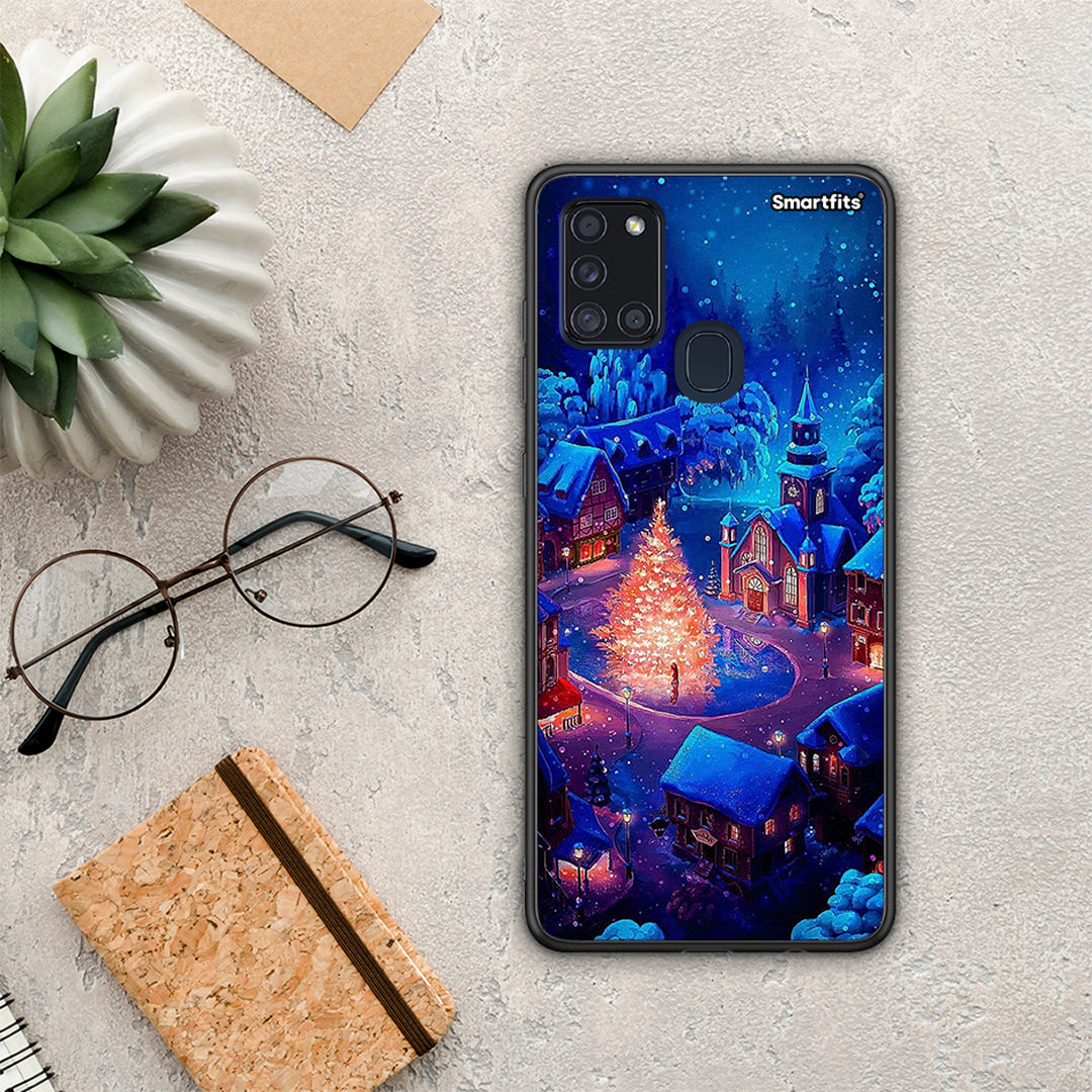 Xmas Village - Samsung Galaxy A21s θήκη