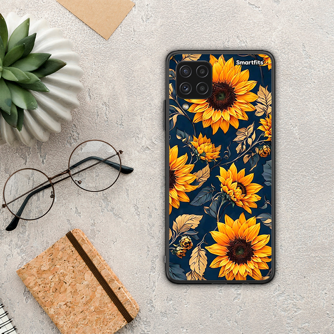 Autumn Sunflowers - Samsung Galaxy A22 4G θήκη